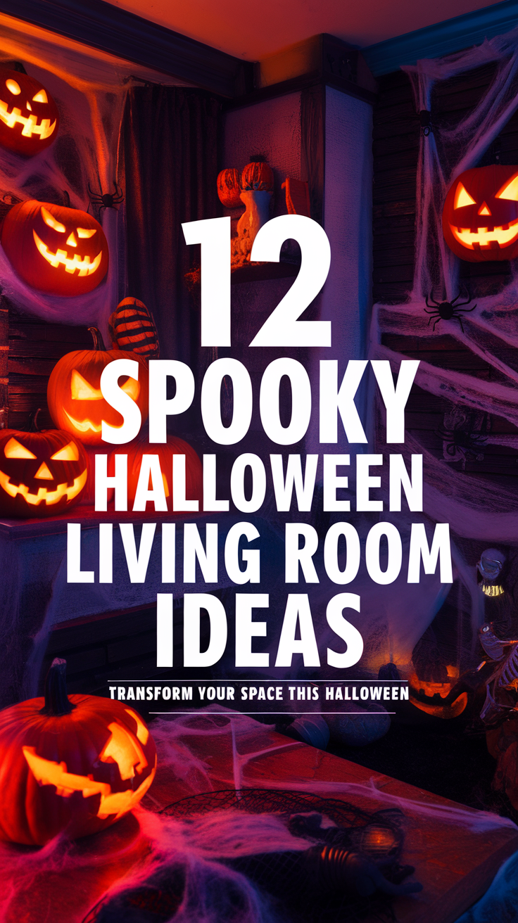 12 Halloween Living Room Decor Ideas