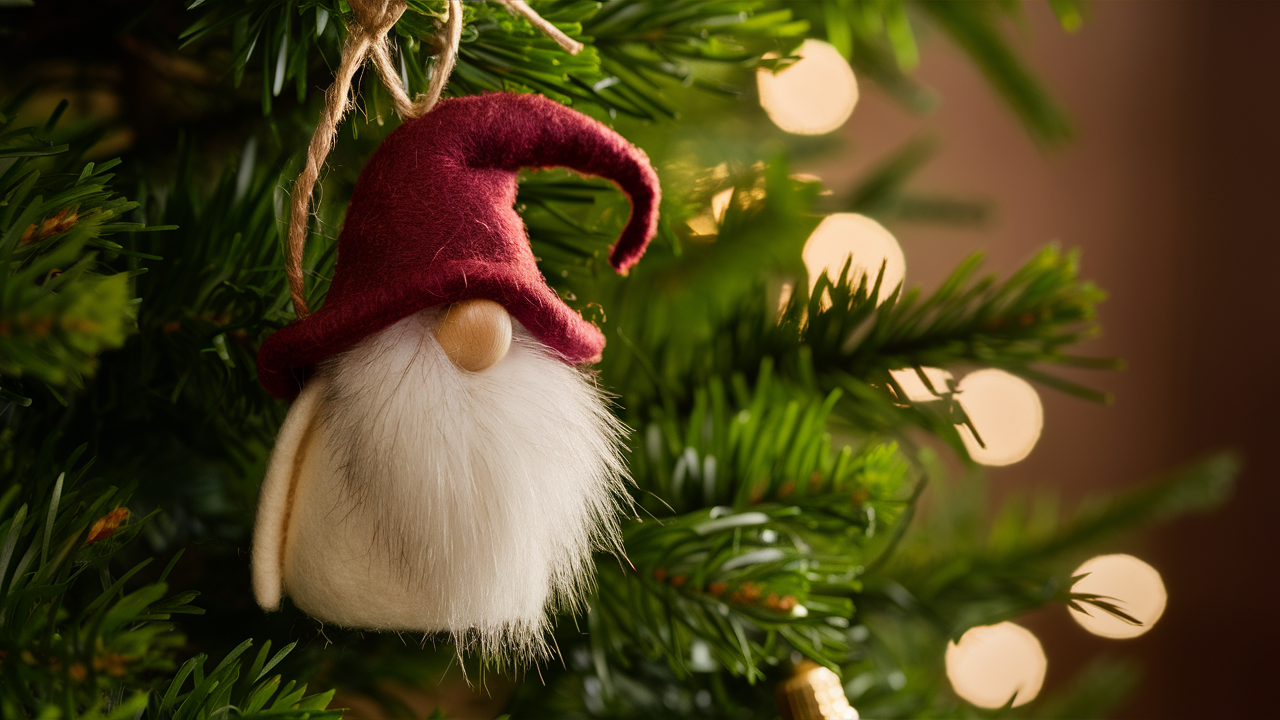 3 DIY Woodland Gnome Christmas Ornaments