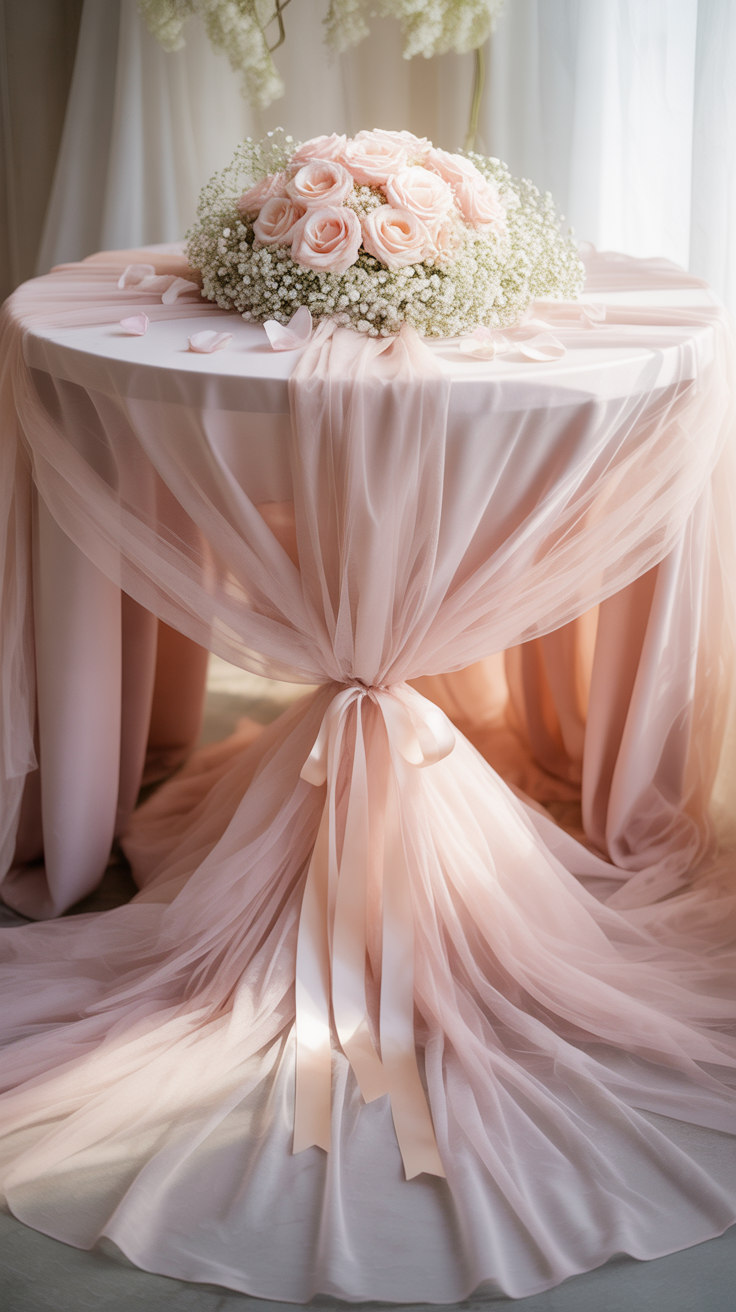 Tulle Table Skirt