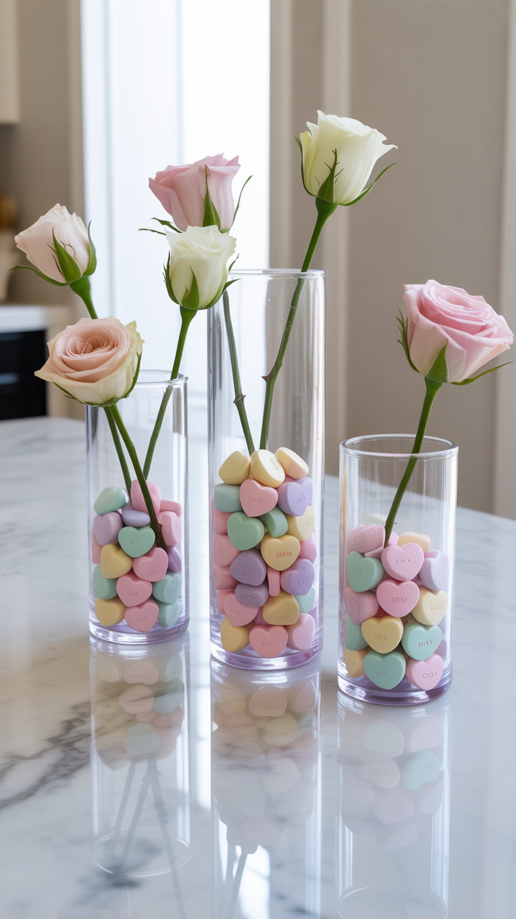 Candy Heart Vase