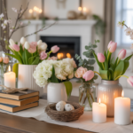 Spring Mantel Decorations