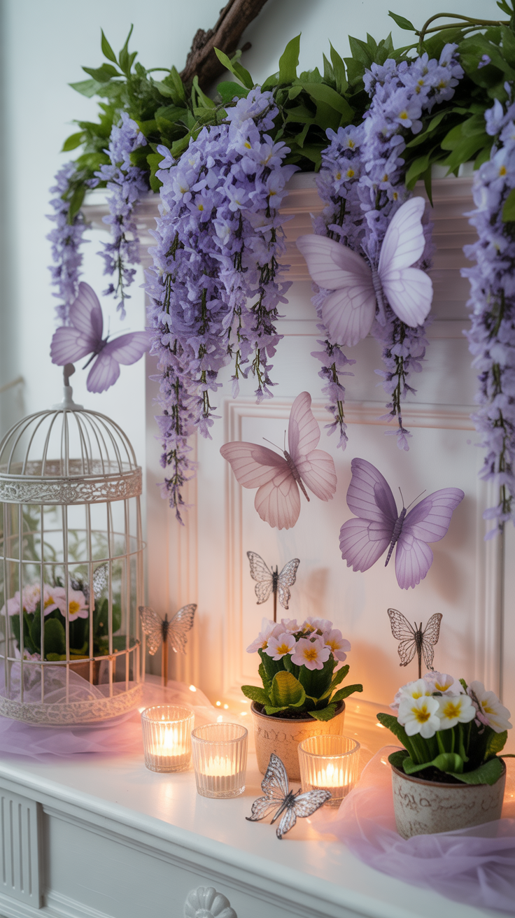 Whimsical Butterfly Garden